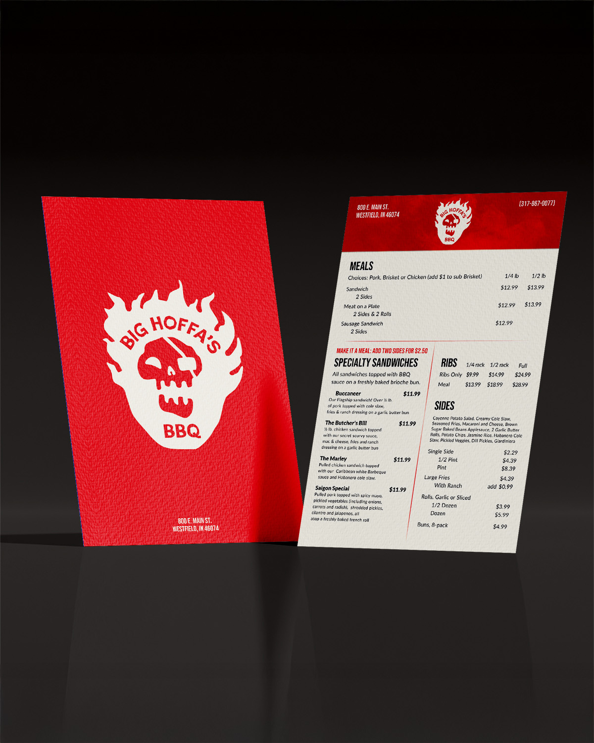Menu design
