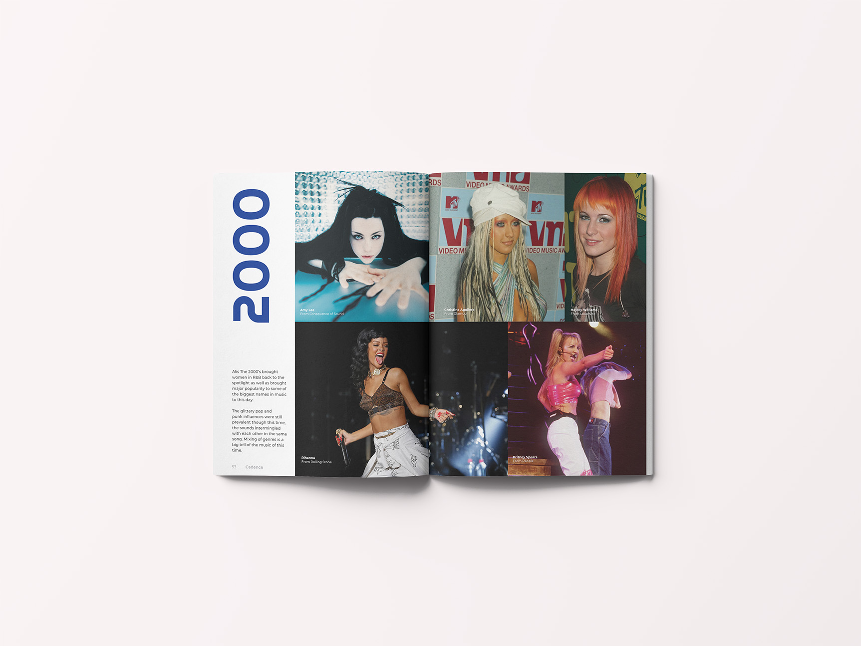Modern decade spread from 2000s-2020s era