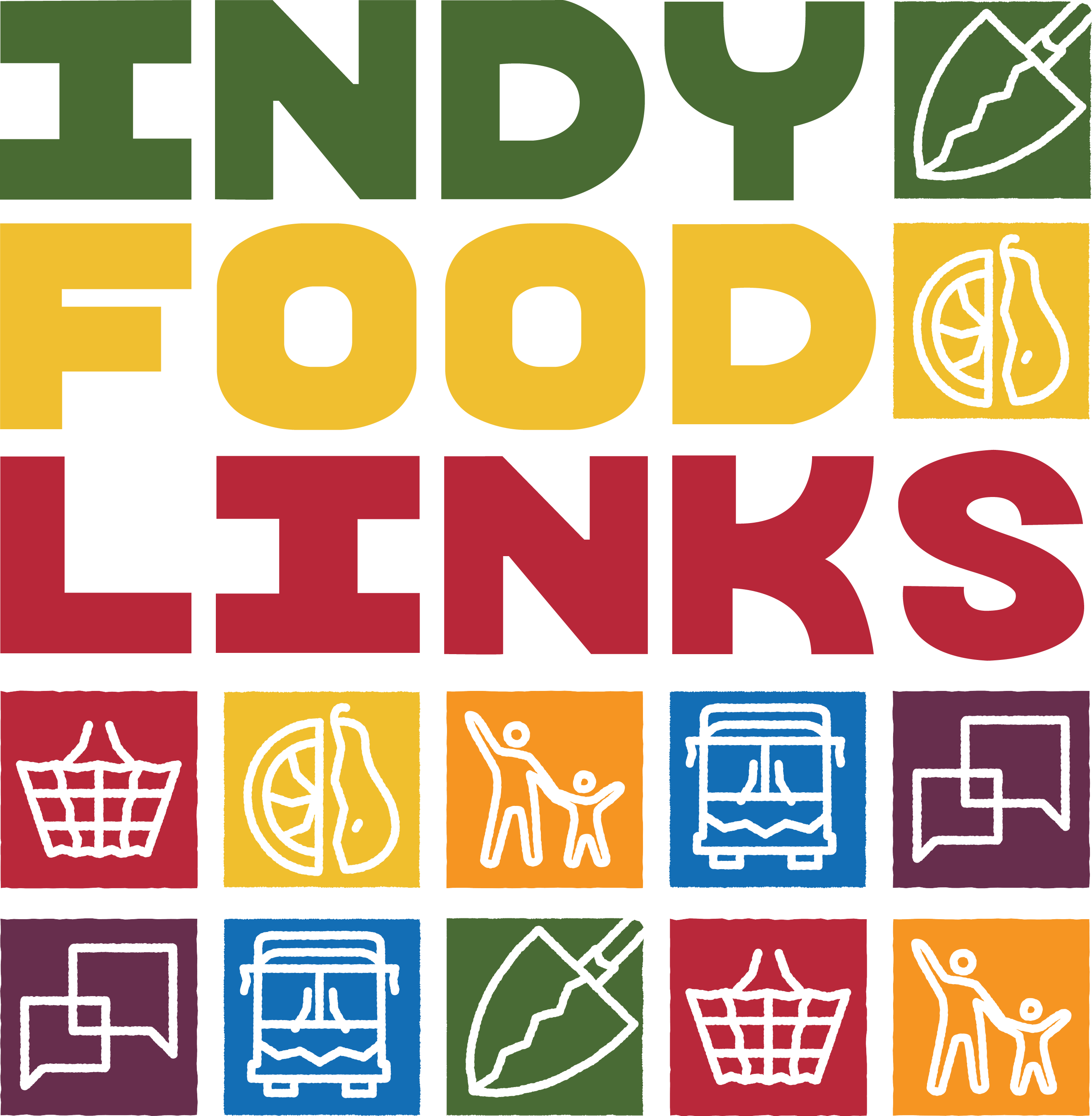 Indy Food Links Stacked Logo