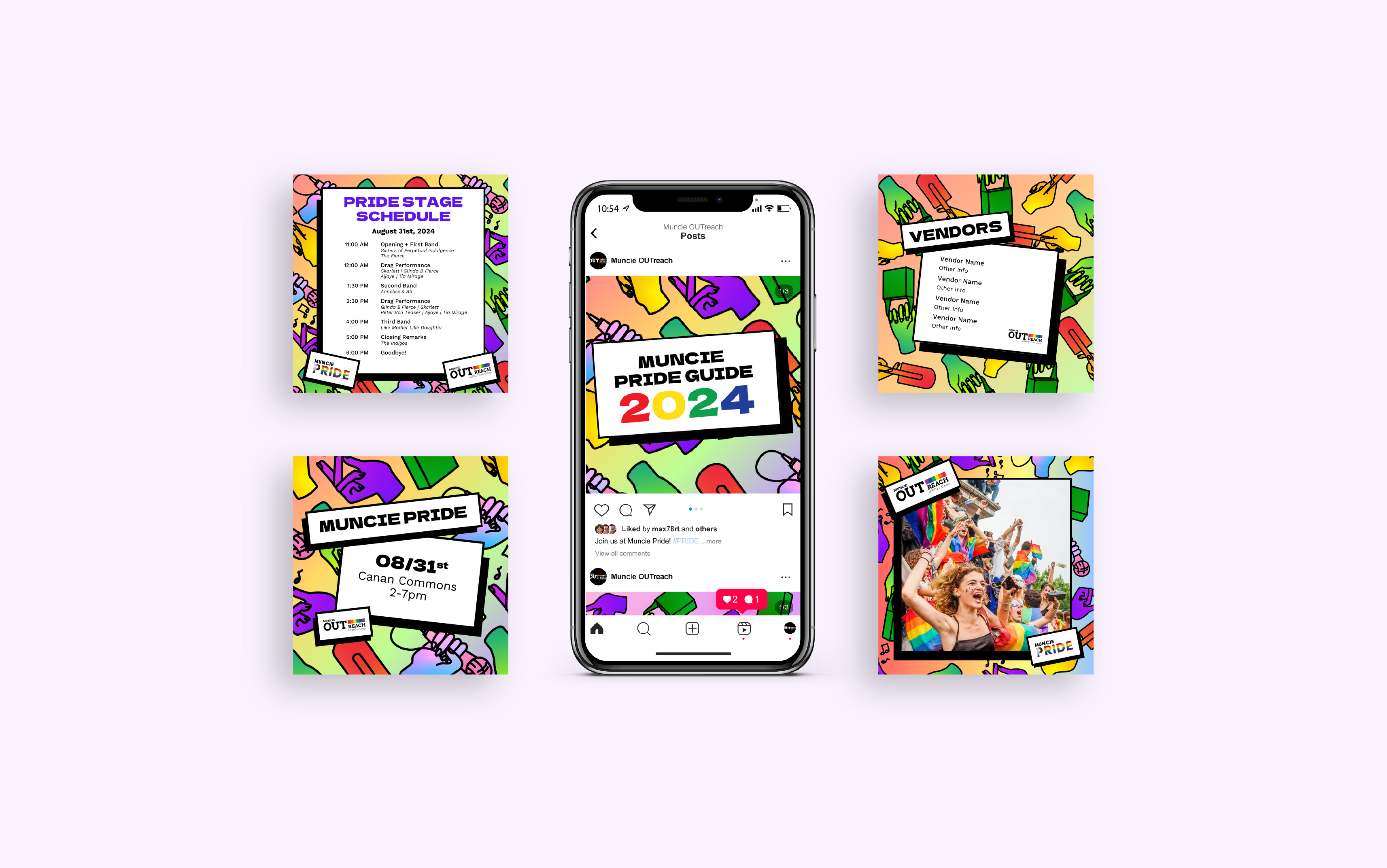 Muncie OUTreach Social Media Templates