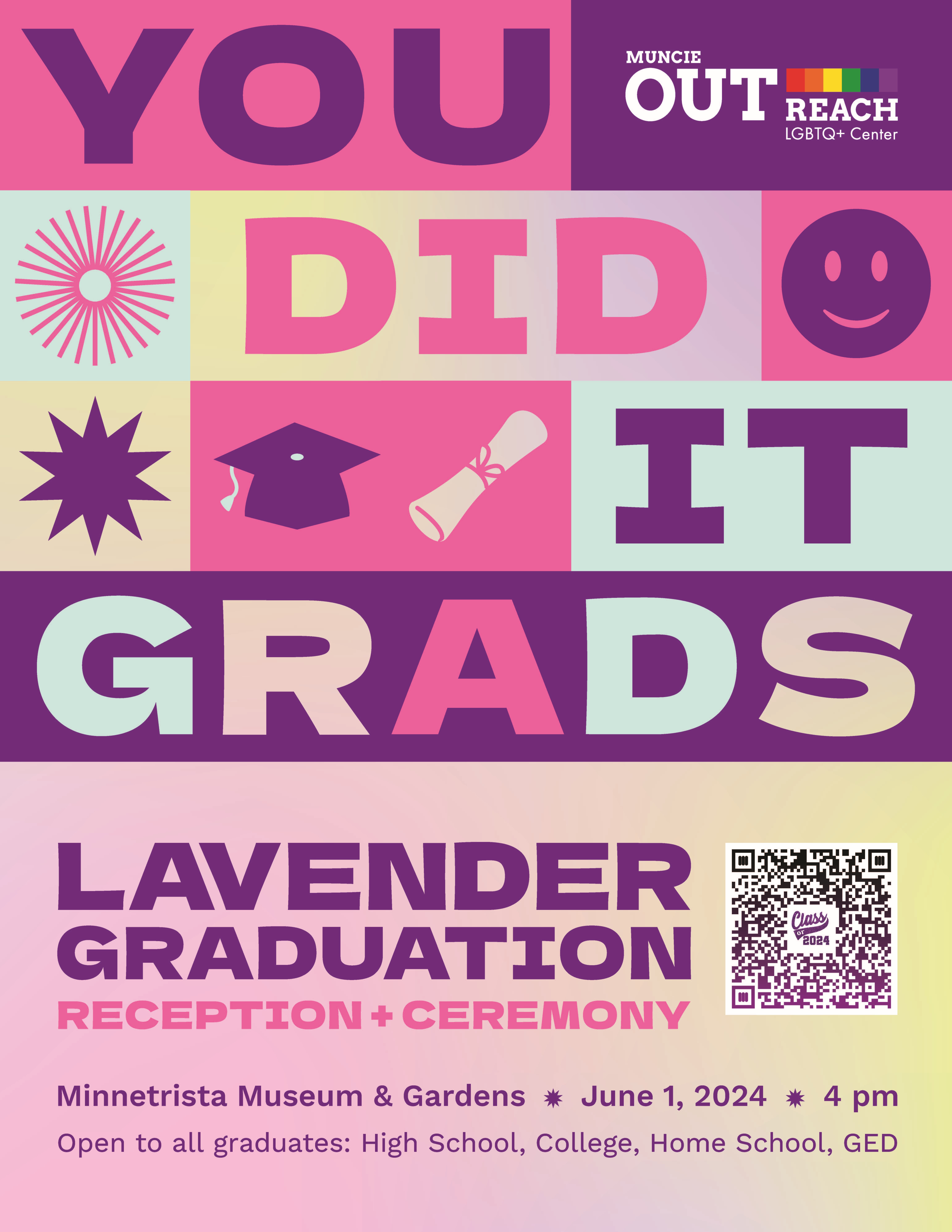 Lavender Graduation Poster