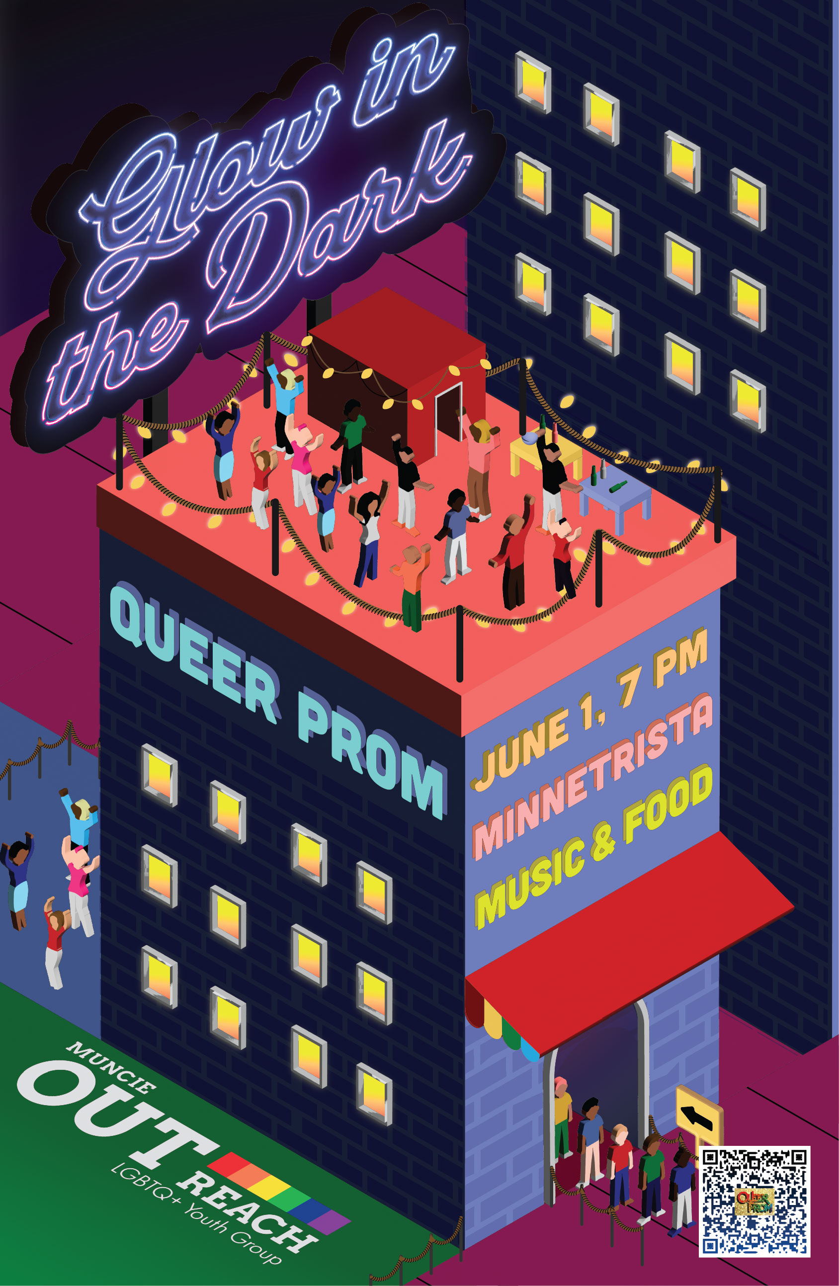 Queer Prom Event Poster
